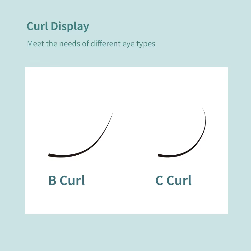 DIYDAY Extension de cils inférieurs B/C 5mm 6mm 7mm BASF Pbt fournitures