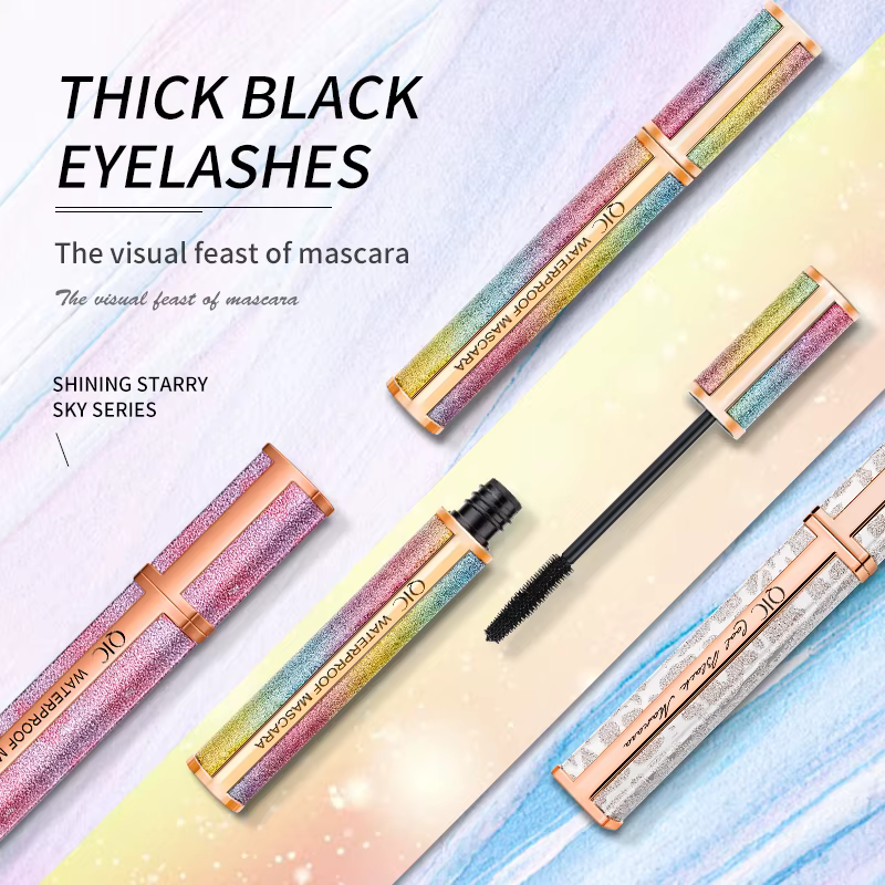Mascara noir QIC 4D brillant ciel étoilé Mascara mince