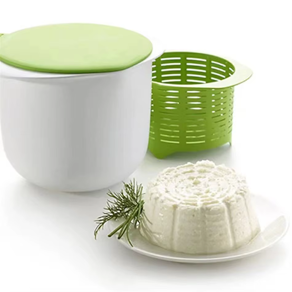 Essentiels de cuisine : filtre à yaourt pour micro-ondes, appareil à fromage avec des recettes délicieuses pour un yaourt et un fromage parfaitement onctueux