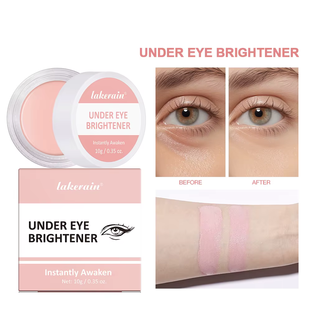 Lakerain crème anti-cernes éclaircissante pour les yeux formule de couverture nourrissante hydratante et dissimulante