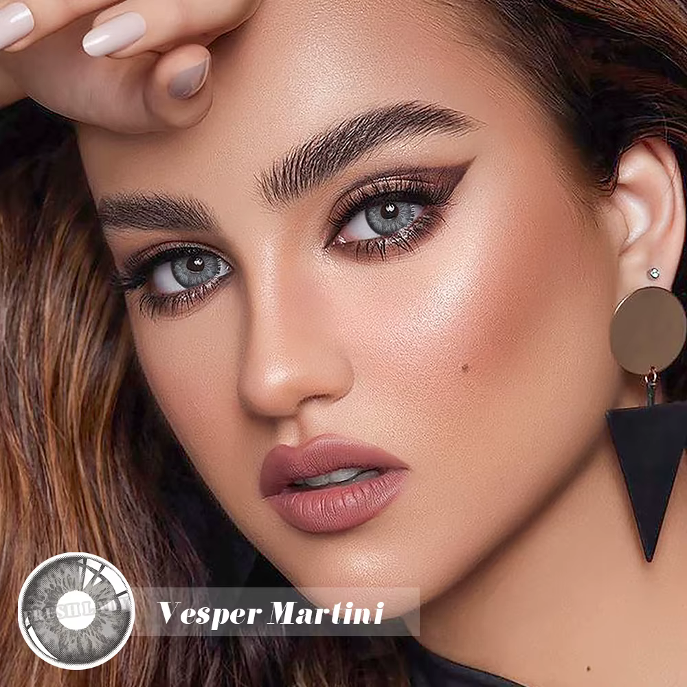 UYAAI lentilles de couleur yeux Cocktail Seris marron vert
