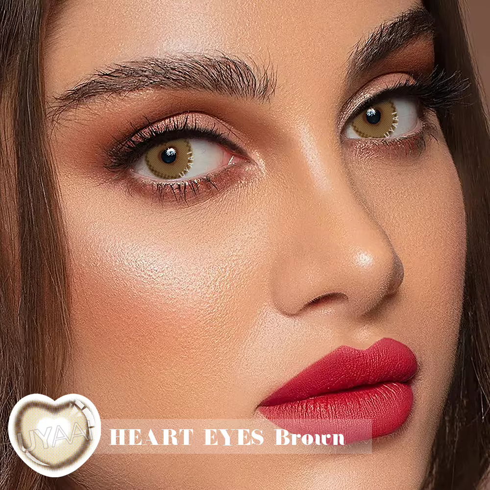 UYAAI lentille couleur des yeux coeur carré Halloween gradué