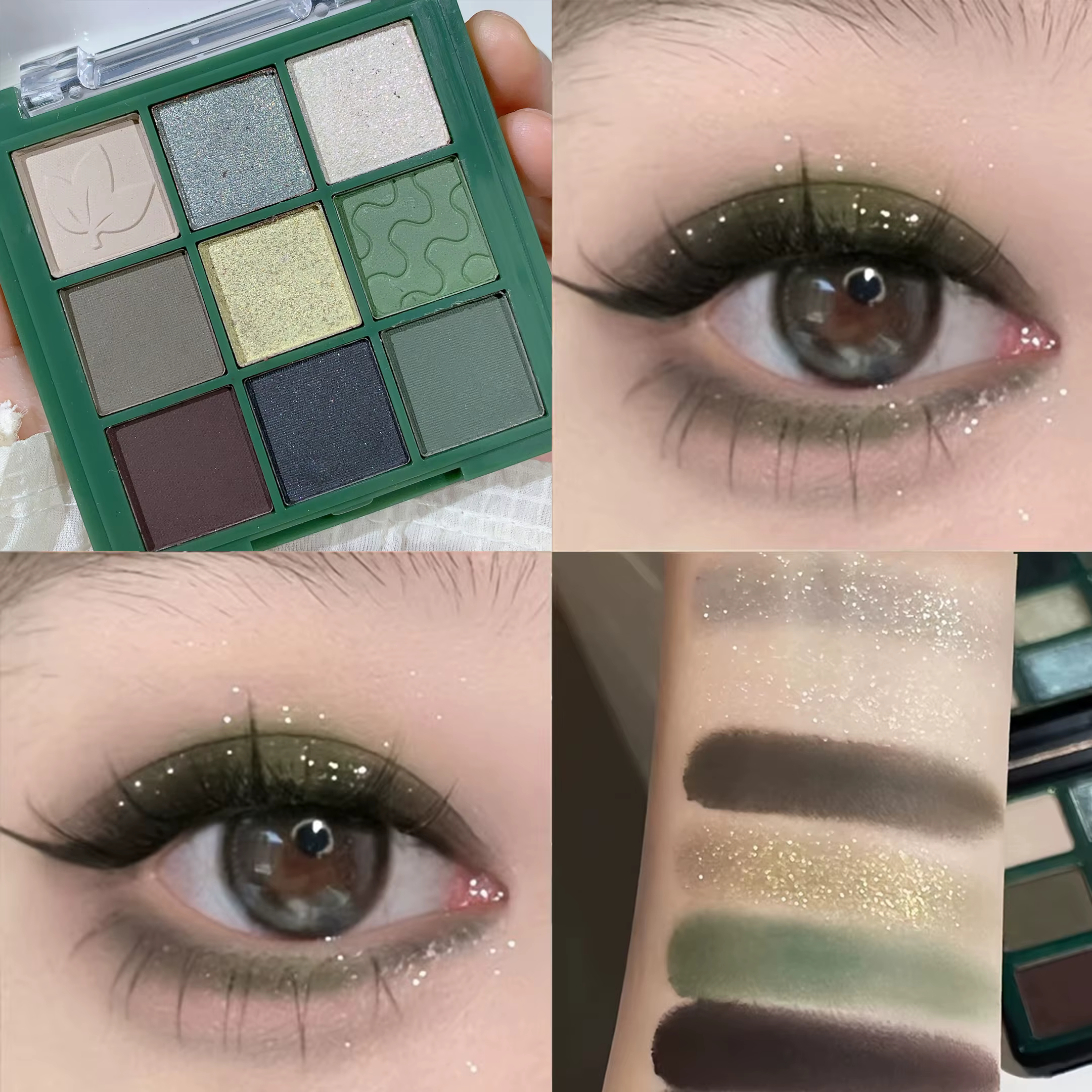 JUJU DREAM vert marron fantôme neuf couleurs fard à paupières Palette rétro français sens