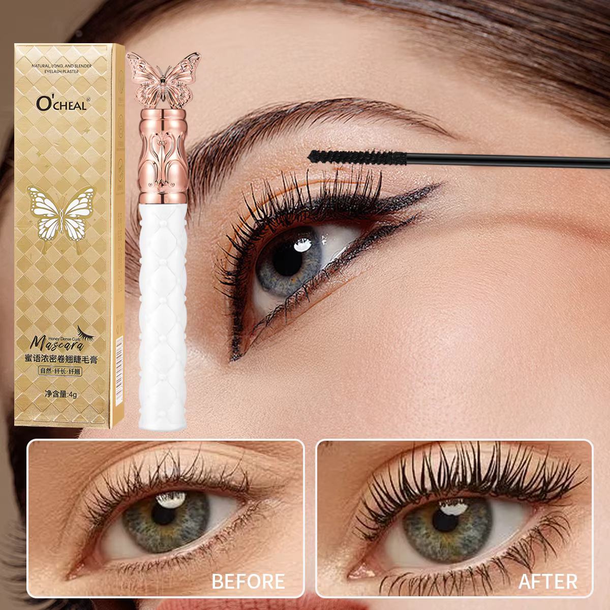 Ocheal – Mascara noir allonge les cils