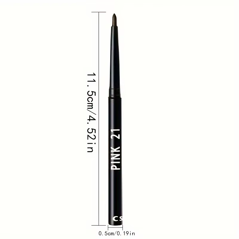 Paquet de 5 crayons Eyeliner noirs imperméables et résistants à la sueur-longue durée