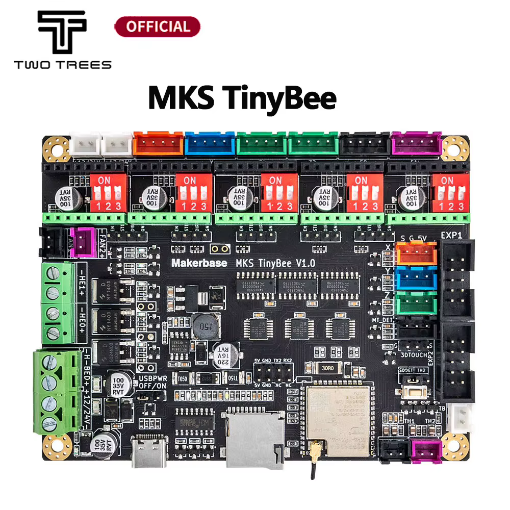 Makerbase MKS TinyBee carte mère carte de commande d'imprimante 3D ESP32 MCU pièces d'imprimante 3D écran TFT fonction Wifi contrôle WEB