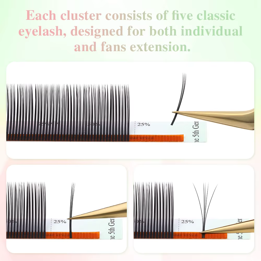 NAGARAKU 5D fleur Volume pointe cils doux naturel russie Style Anime flore Mascara effet