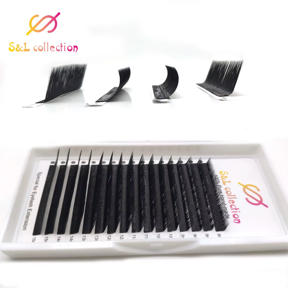 Nouveau arrivé 0.05/0.07 L/LC/LD/LU 1 pièces volume de cils magiques facile à fabriquer effet éventail faux