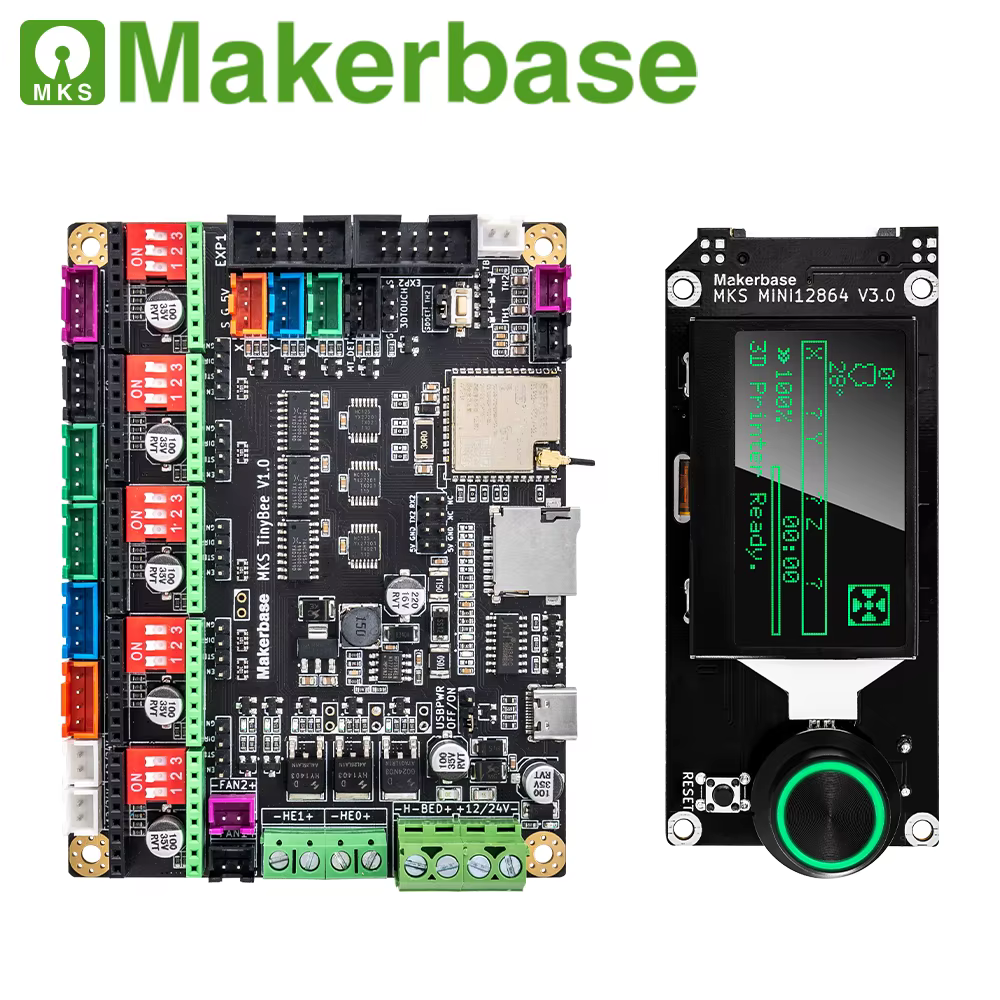 Makerbase MKS TinyBee carte mère carte de commande d'imprimante 3D ESP32 MCU pièces d'imprimante 3D écran TFT fonction Wifi contrôle WEB