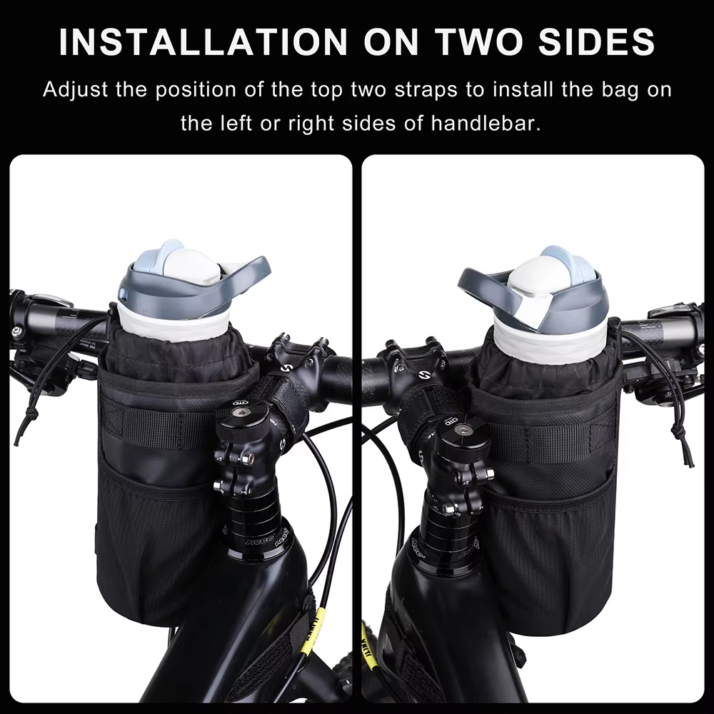 Bal inowalk-Poudres de poche pour bouteille d'eau de vélo, sac à outils de guidon, accessoires de vélo, touring