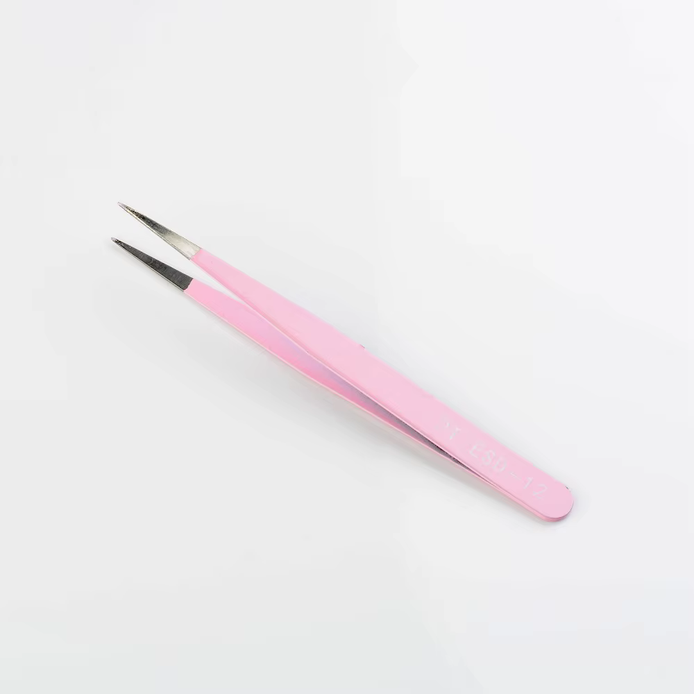 Pincettes en acier inoxydable pour Extension de cils