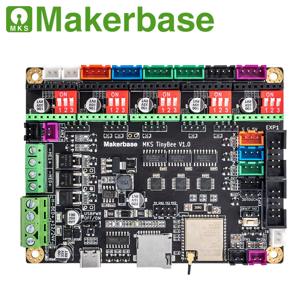 Makerbase MKS TinyBee carte mère carte de commande d'imprimante 3D ESP32 MCU pièces d'imprimante 3D écran TFT fonction Wifi contrôle WEB