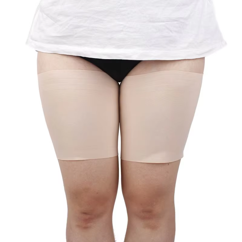 Bande de cuisse Anti-friction d'été, douceur et soyeuse, deux bandes de silicone antidérapantes, empêchent le confort des frottements intérieurs de la cuisse, livraison directe