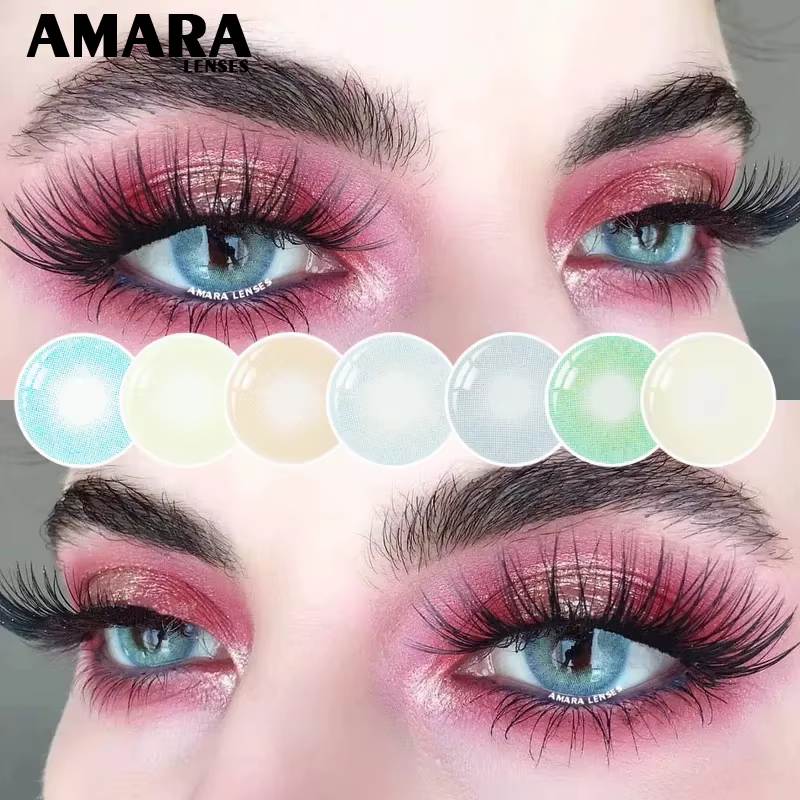 AMARA 1 paire de lentilles de Contact de couleur pour les yeux