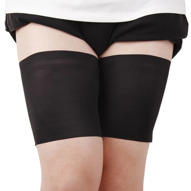 Bande de cuisse Anti-friction d'été, douceur et soyeuse, deux bandes de silicone antidérapantes, empêchent le confort des frottements intérieurs de la cuisse, livraison directe