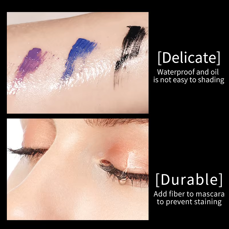 Mascara blanc à la mode