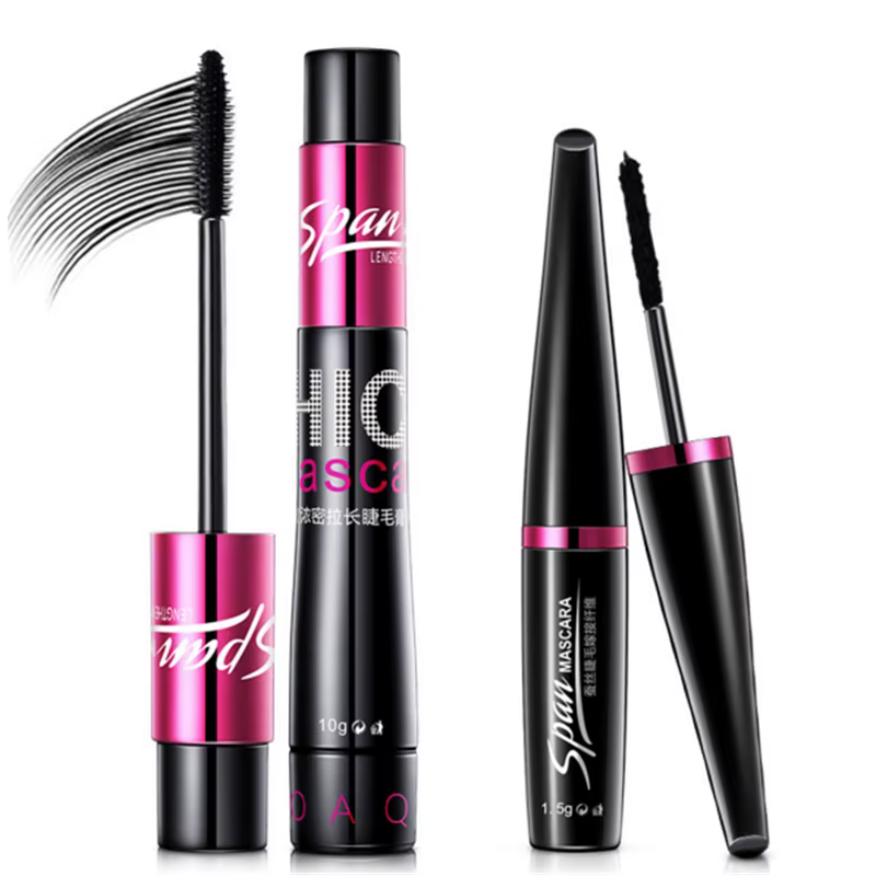 Mascara en soie 1 + 1 4D fibre cosmétiques