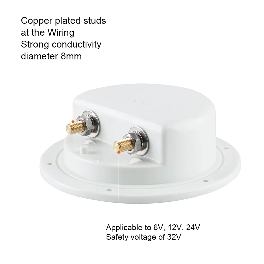Moulinet électrique universel pour pêche en mer, Base d'alimentation, bateau marin, pêche en mer, blanc, anti-poussière, boîte de jonction étanche