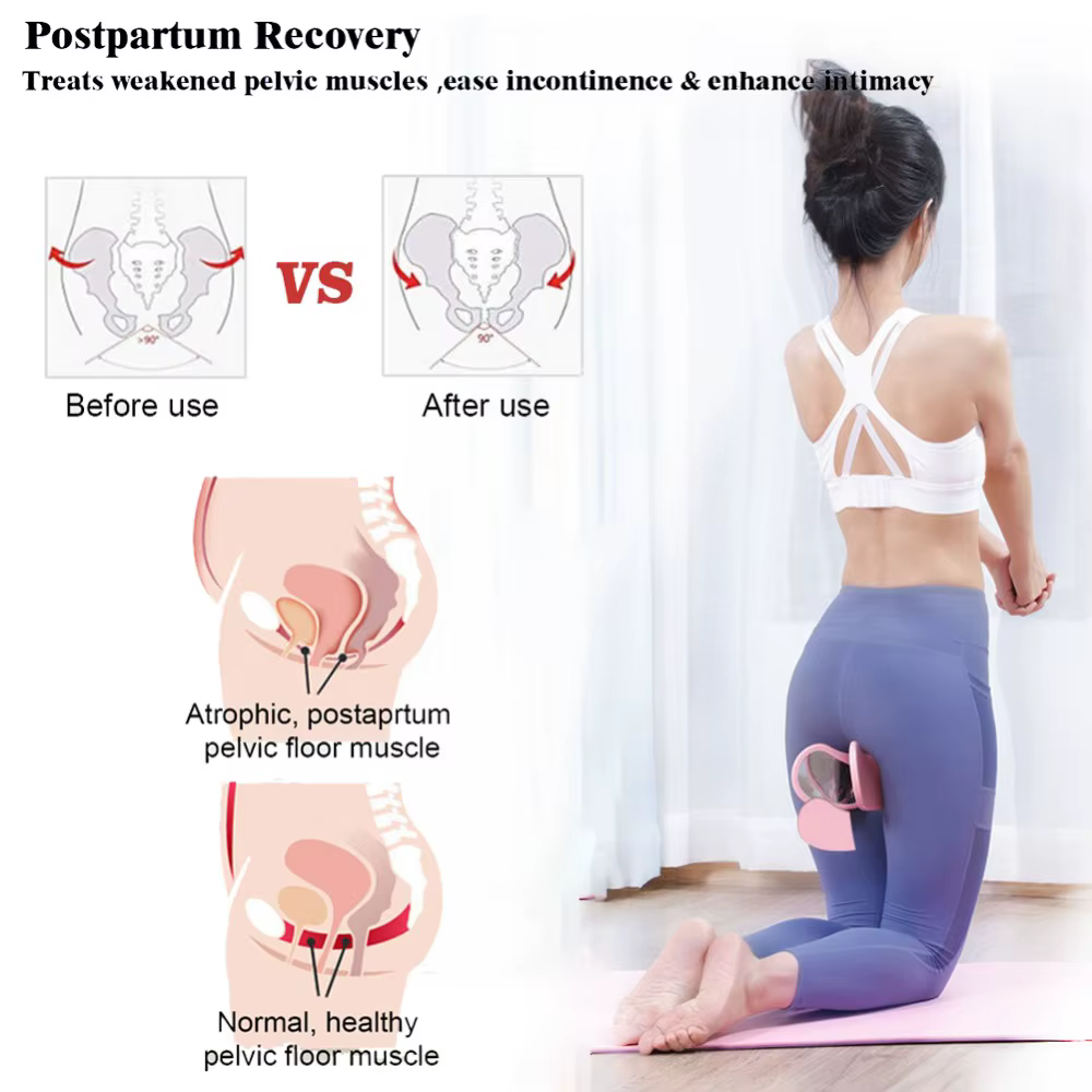 Exerciseur de muscles du plancher pelvien pour l'intérieur des cuisses, entraîneur de hanche, entraînement des fesses, équipement à domicile, outil de fitness, dispositif de ration des fesses