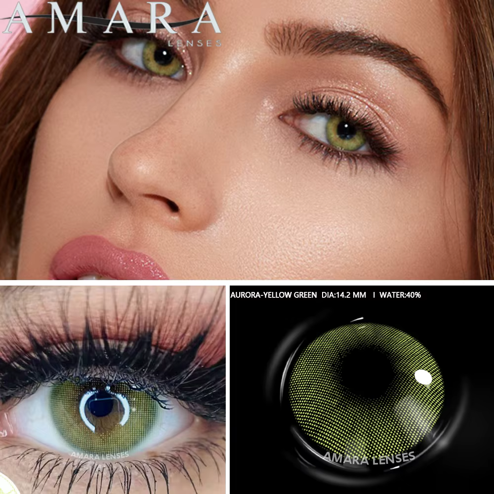 AMARA 1 paire de lentilles de Contact de couleur pour les yeux