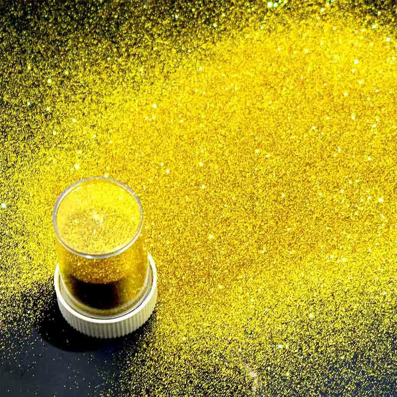 Poudre à paillettes pour le visage et le corps