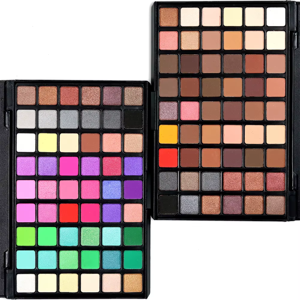 12 29 54 couleurs ombre à paupières mat fumé terre couleur maquillage imperméable paillettes miroitant nu fard