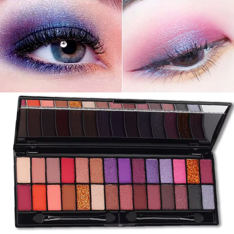Palette de fards à paupières nus