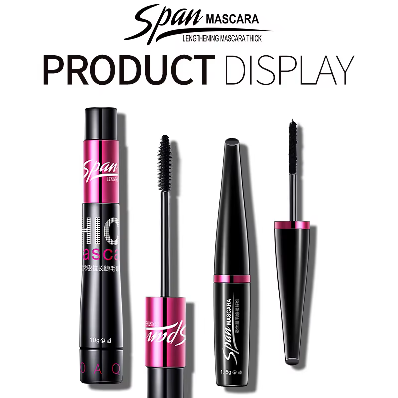 Mascara en soie 1 + 1 4D fibre cosmétiques