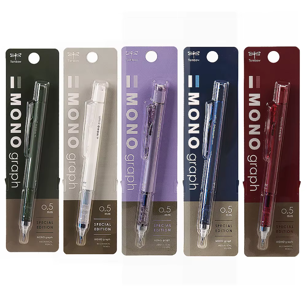 Tombow-Crayon Mécanique Rétro de 0.5mm, Édition Limitée, Centre de Gravité Bas, pour Dessin et Peinture, pour Étudiant