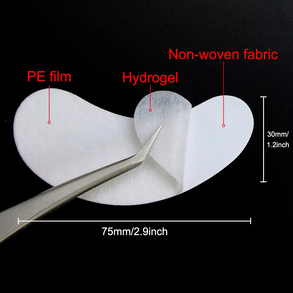 ANNAFRIS 50 paires de patchs en papier pour Extension de cils sous les coussinets pour les yeux tampon d'isolation