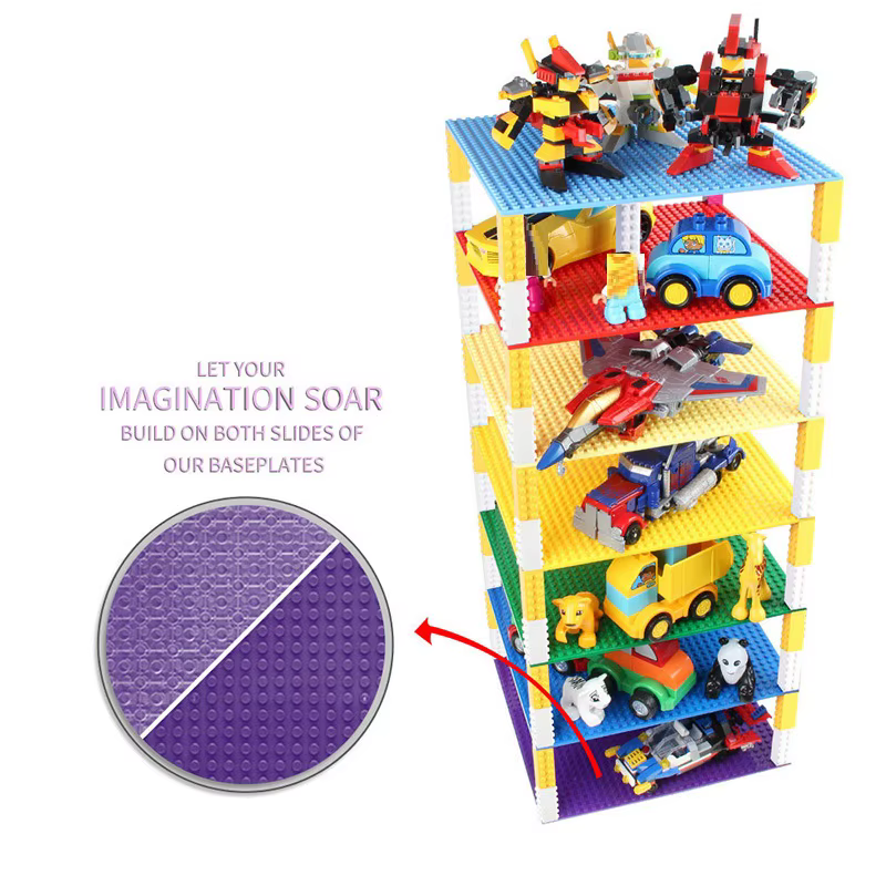 Plaques de Base classiques briques en plastique Double face 16*32 32X32 points blocs de ville plaque de Base pièces de bricolage jouets de planche cadeau pour enfants