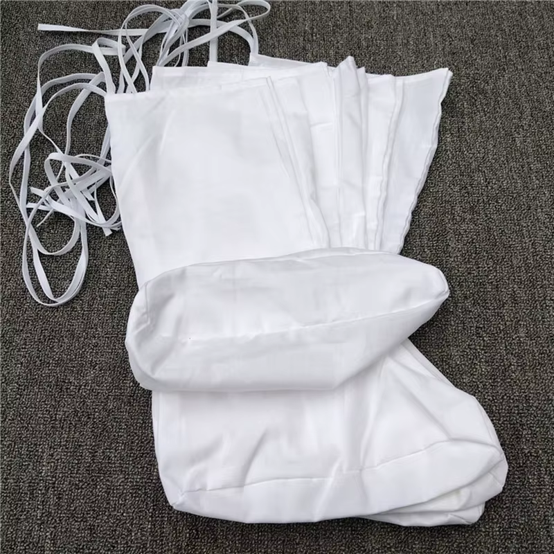 Bas longs en coton Hanfu, accessoires de costume de Kung Fu, chaussettes de prairie chinoise, film TV Play, blanc, jaune, gris