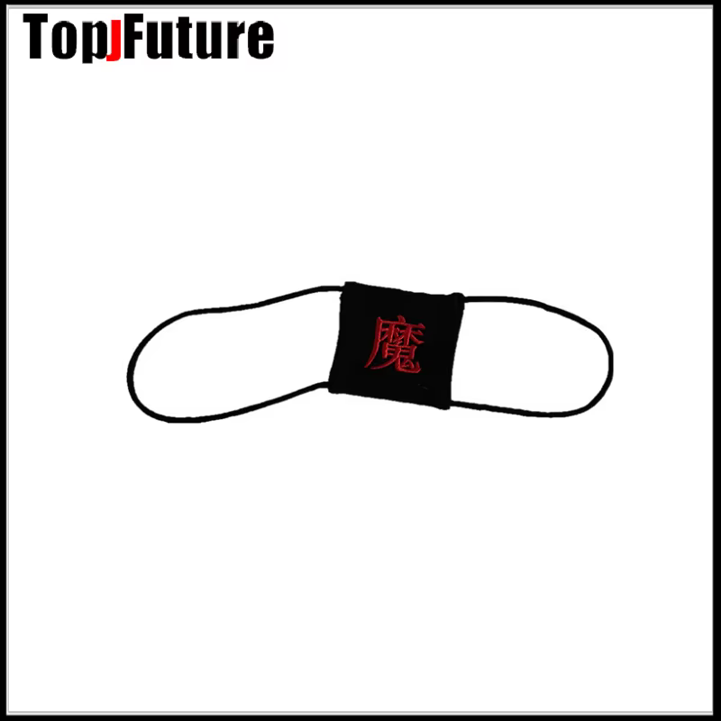 Costume Cosplay Anime pour femme, masque pour les yeux unique, couvre-chef avec les yeux bandés, broderie coeur LOLITA ANIME COéventuelles LAY