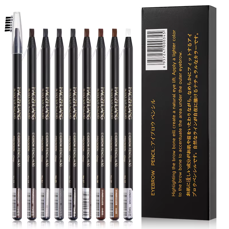 Crayon à sourcils marron imperméable de haute qualité professionnel femme pas cher rehausseur