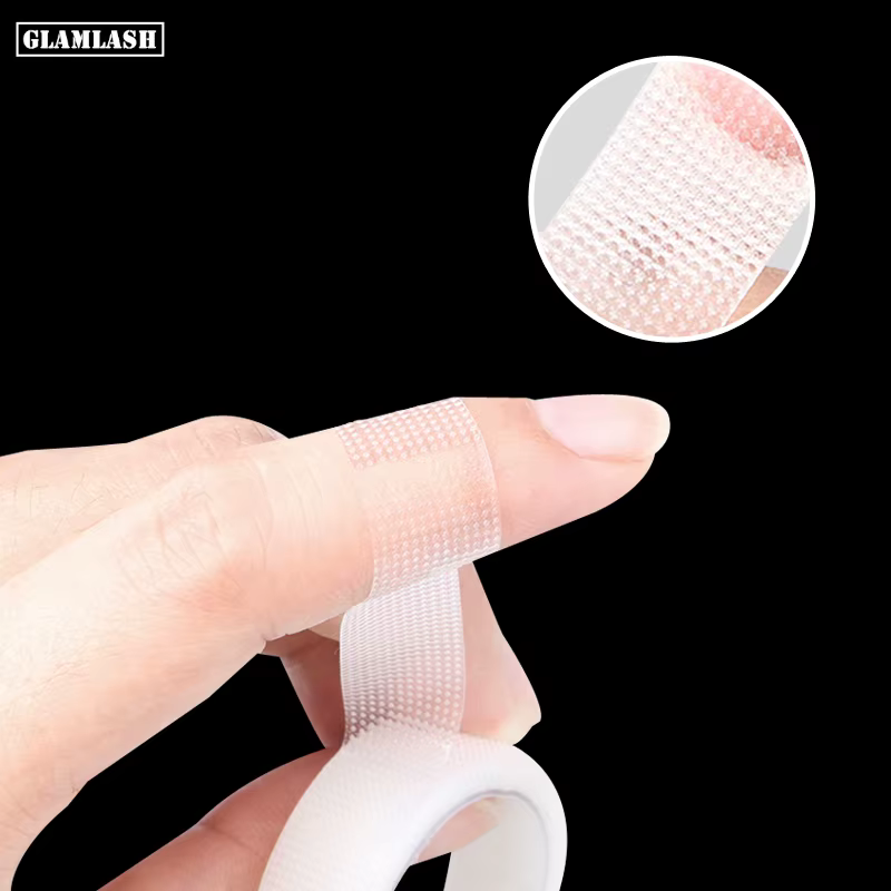 GLAMLASH 5 pièces Transparent médical PE Extensions de faux cils bande Double paupière autocollant Non-tissé