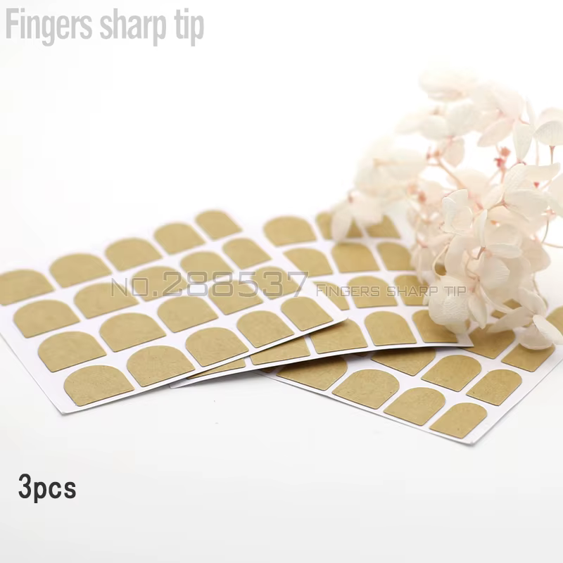 Faux ongles autocollants double face, facile à utiliser, ruban adhésif transparent, 3 pièces, 5 pièces, 100 pièces