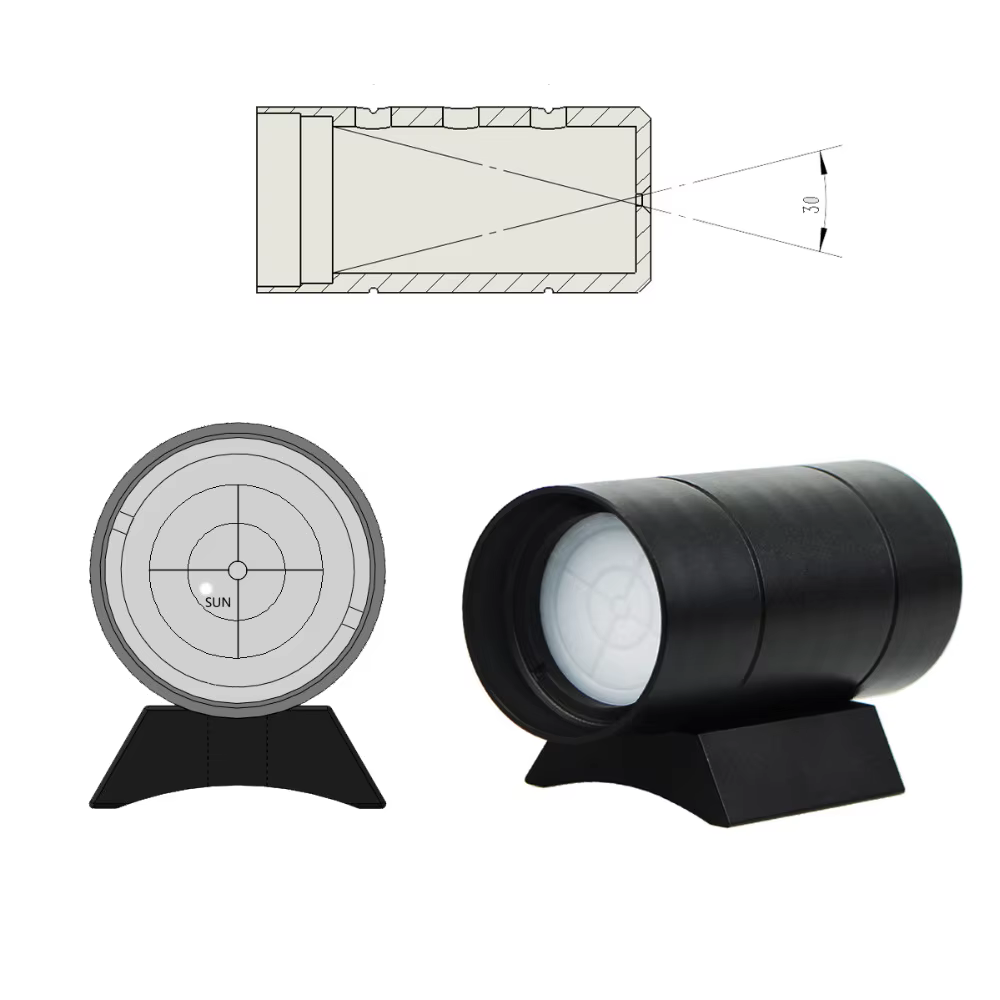 SVBONY-Lunette de recherche solaire pour le positionnement du soleil, télescope d'astronomie, éclipse totale et observation d'éclipse partielle