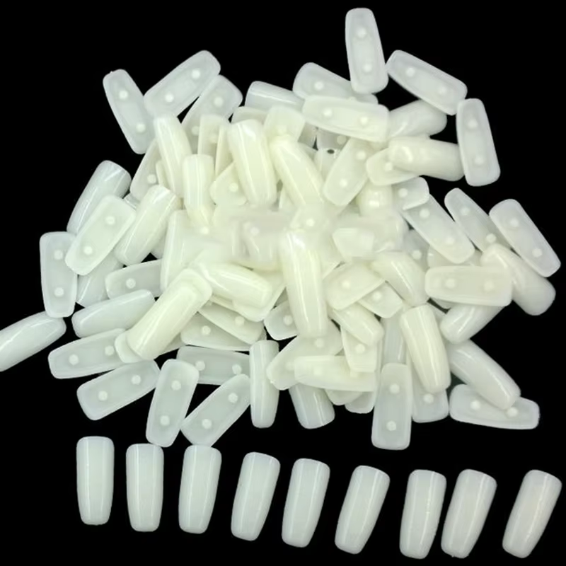 Présentoir de faux ongles pour la pratique du nail art, outil de formation, 100 pièces/boîte