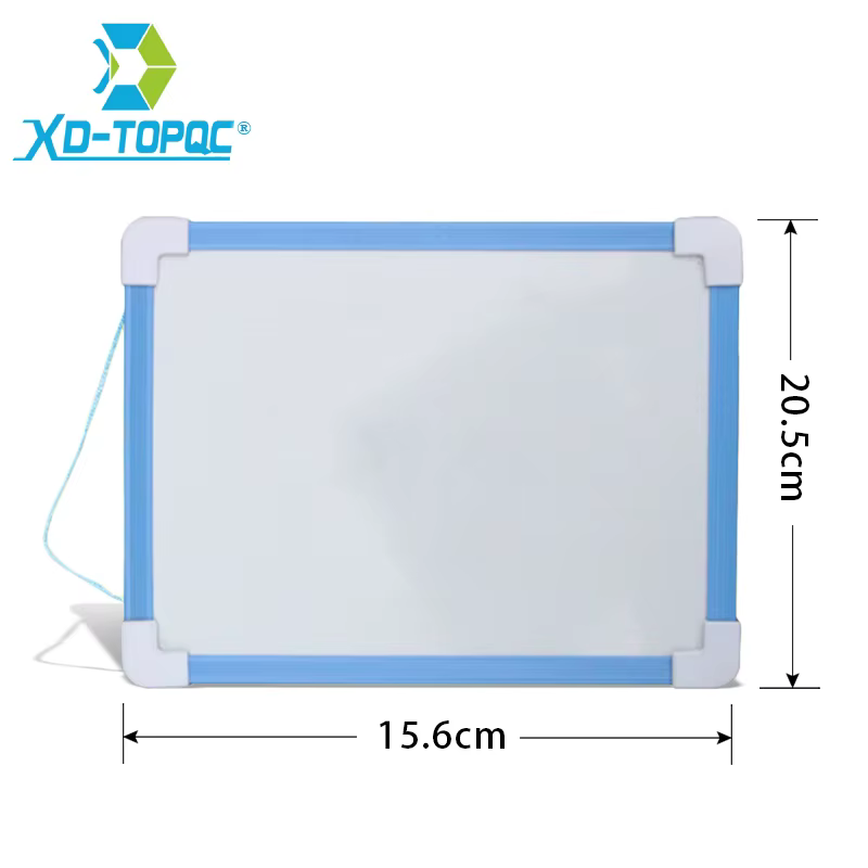 Tableau blanc pour enfants, lingettes sèches, cadre 5 couleurs, Mini tableau blanc magnétique pour dessin, petits tableaux effaçables suspendus avec stylo, 1 pièce