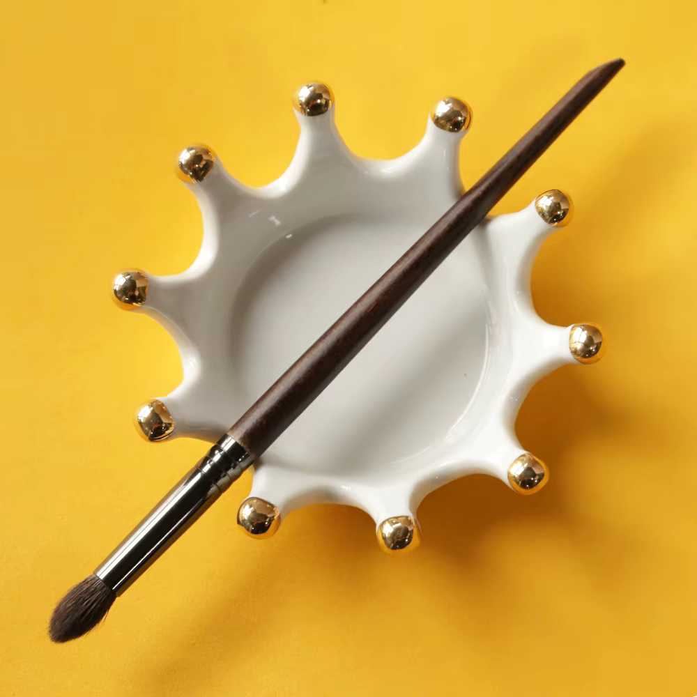 OVW 1 pièce brosse de mélange de plis en poils de chèvre