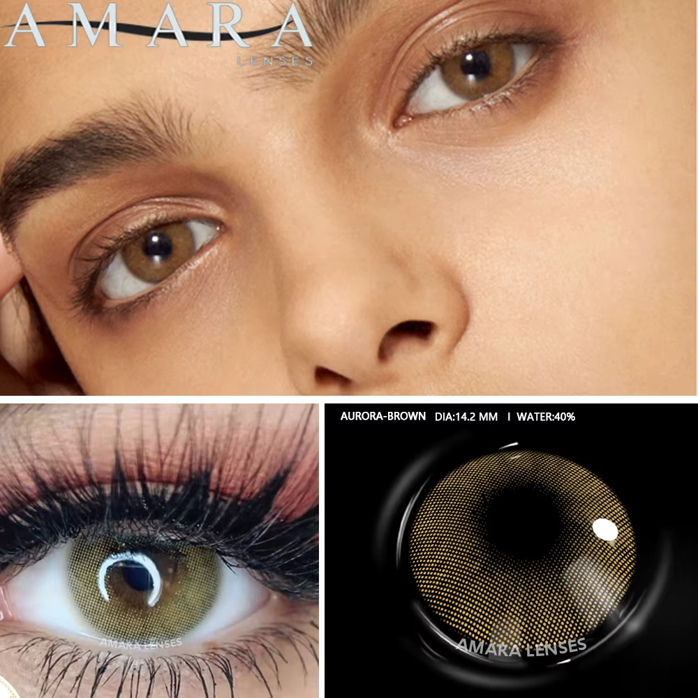AMARA 1 paire de lentilles de Contact de couleur pour les yeux