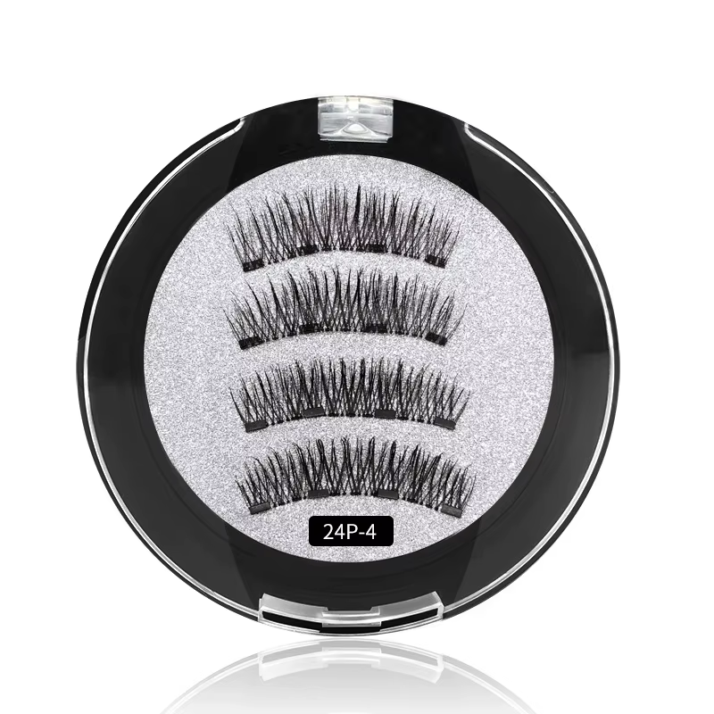 Faux cils magnétiques 3D affûtés