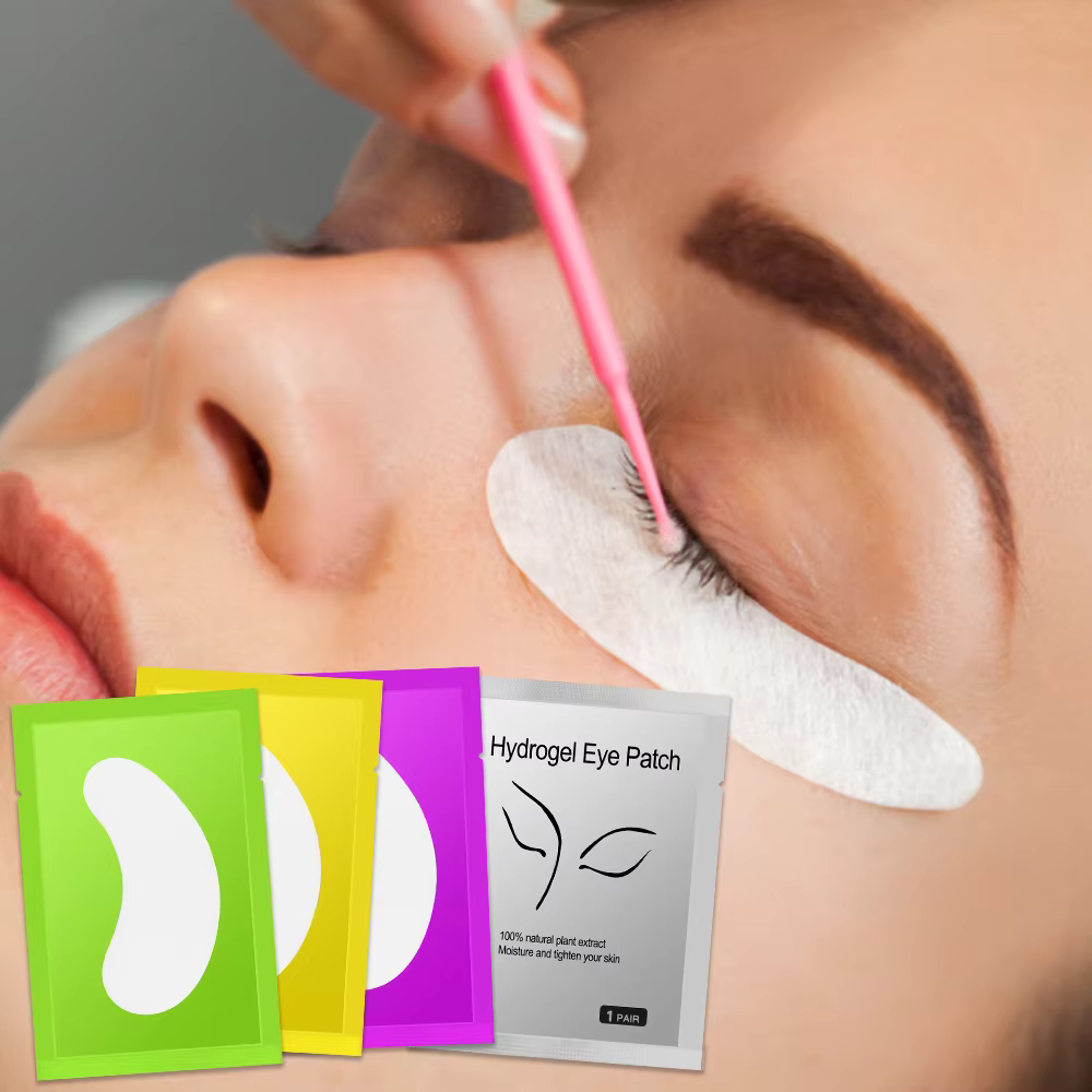 ANNAFRIS 50 paires de patchs en papier pour Extension de cils sous les coussinets pour les yeux tampon d'isolation