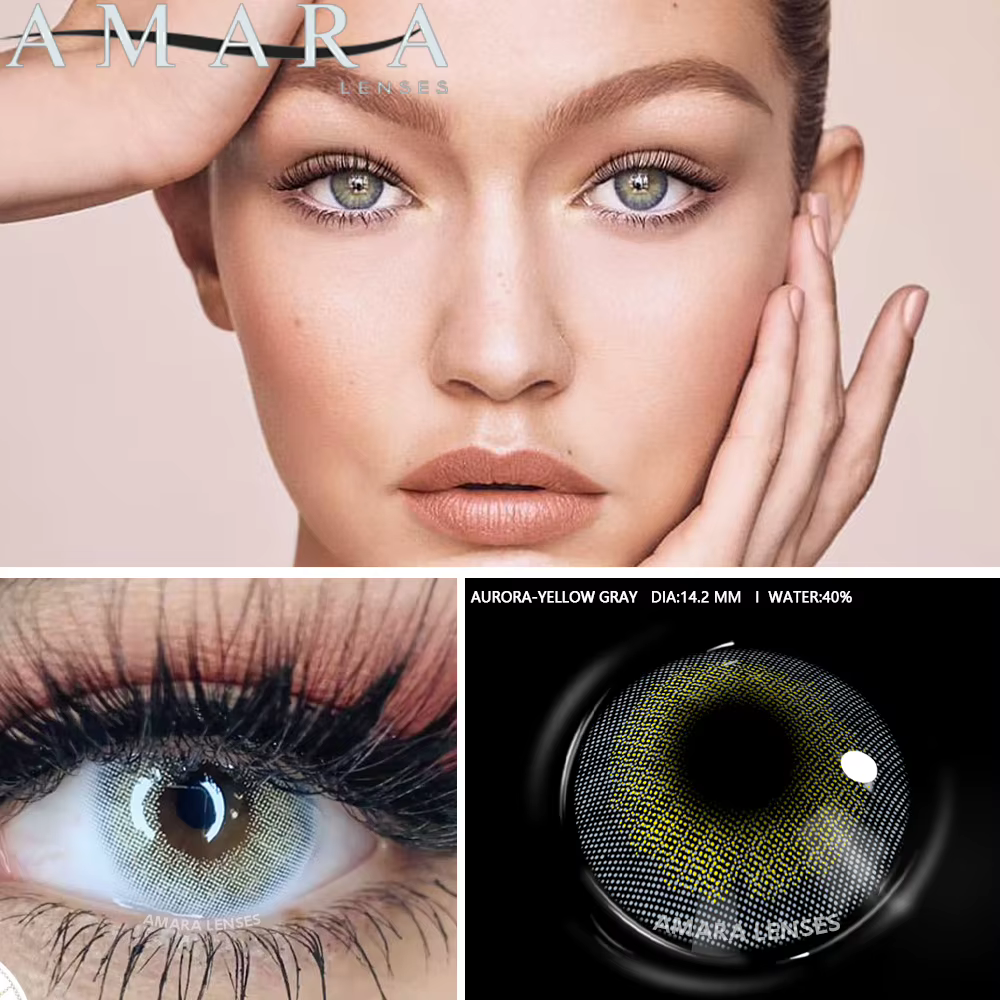 AMARA 1 paire de lentilles de Contact de couleur pour les yeux