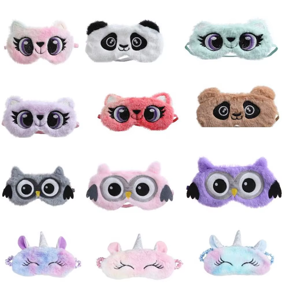 Masque pour les yeux de dessin animé oiseau Panda