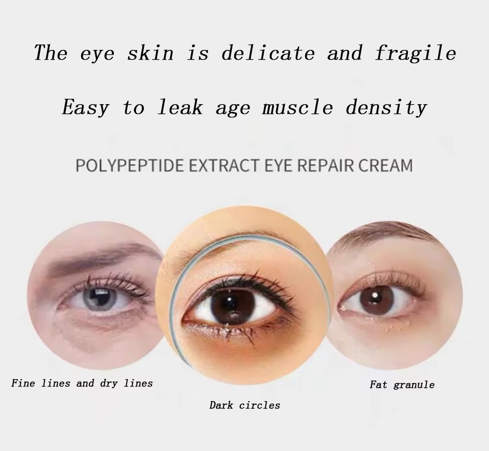 Crème de massage électrique pour les yeux au caviar de haute mer