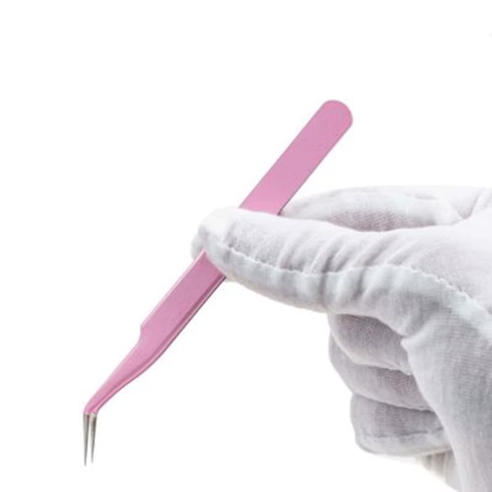 Pincettes en acier inoxydable pour Extension de cils