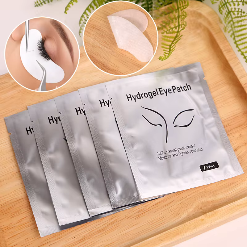 50/100/200 paires de coussinets de cils Gel Hydrogel Patch pour les yeux greffage sous les yeux papier autocollant renard enveloppes Extension de cils outils de maquillage