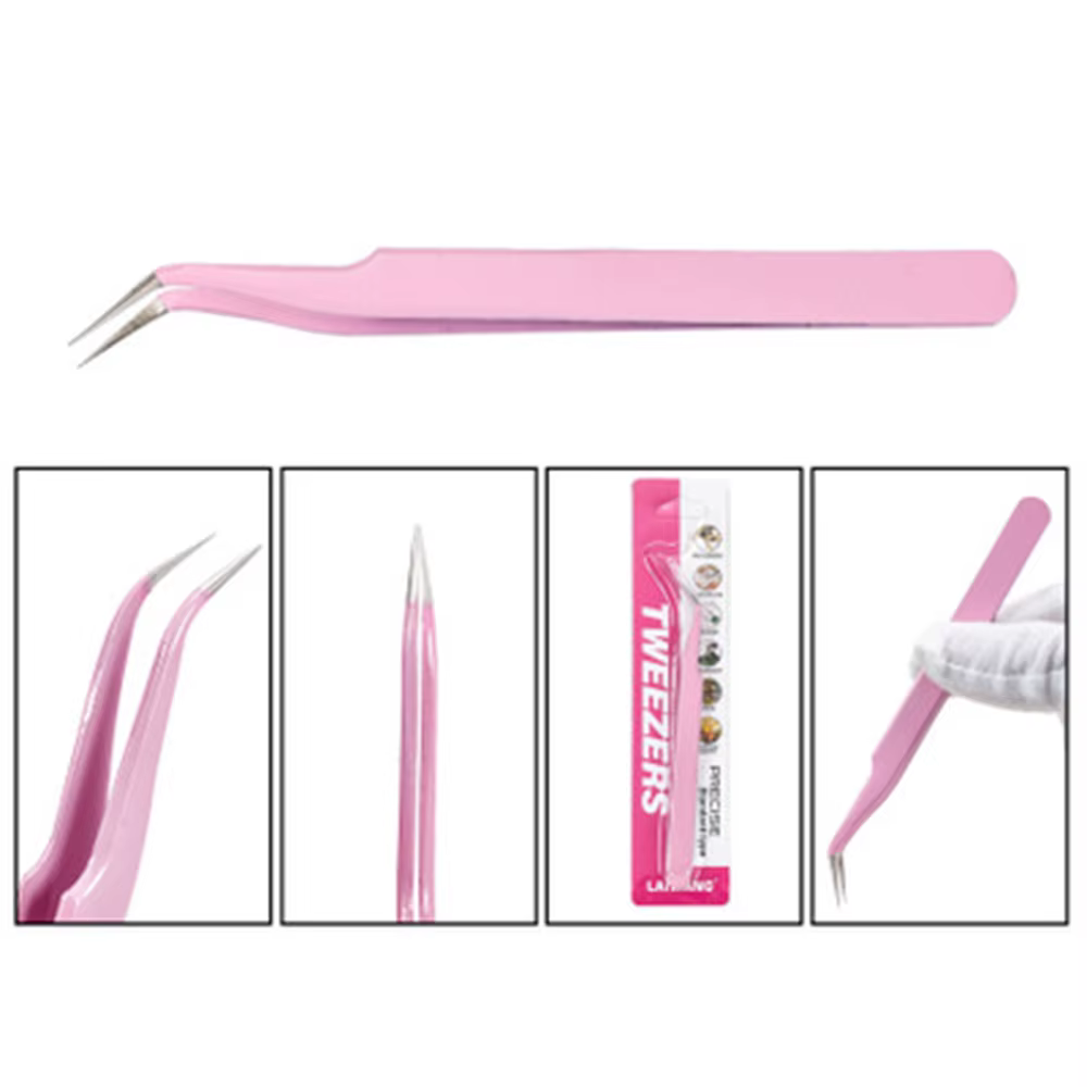 Pincettes en acier inoxydable pour Extension de cils