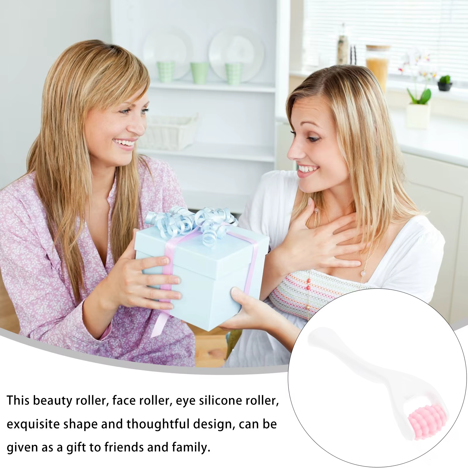 Rouleau de massage facial ergonomique et durable pour les yeux et le visage